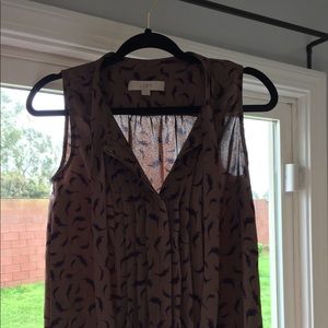 Anne Taylor Loft sleeveless blouse